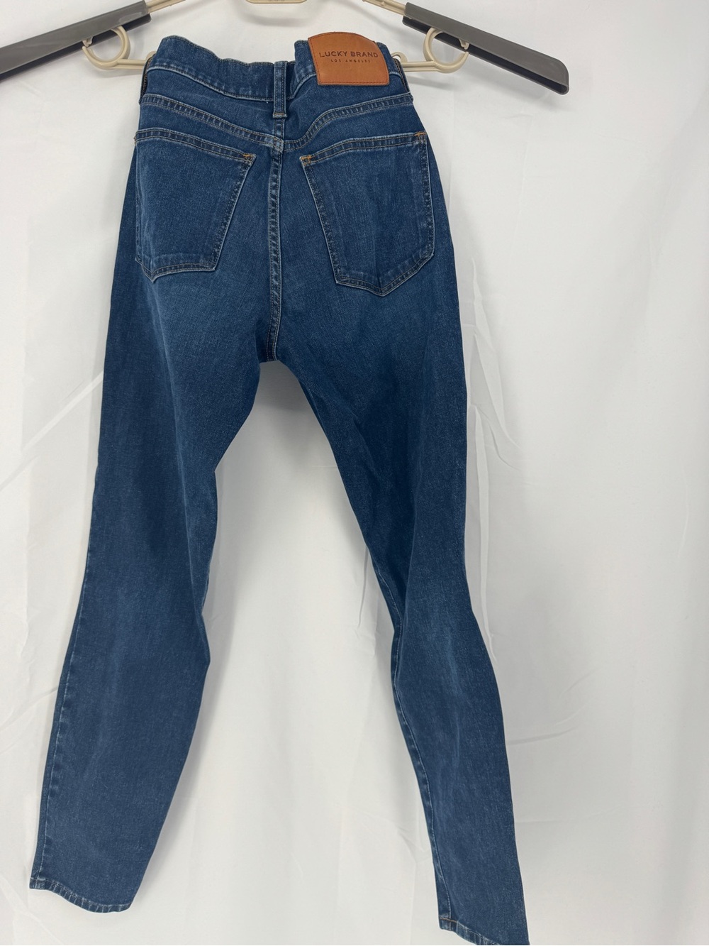 Lucky Brand Dark Blue Mid-Rise Ava Skinny Women's Jeans 0132 - Picture 3 of 4